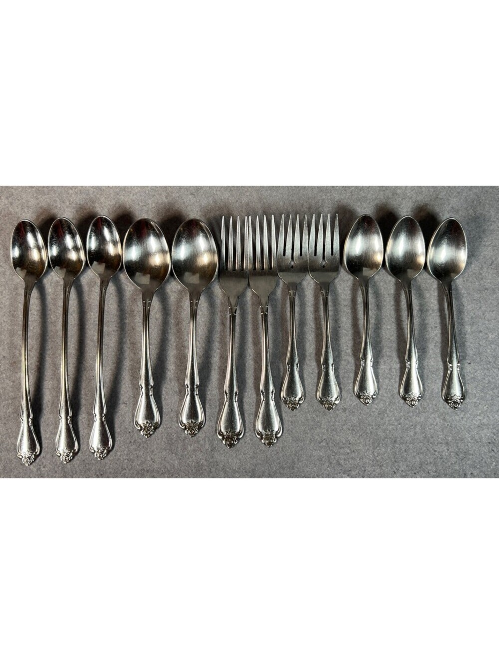 Oneida True Rose Mixed Spoons & Forks